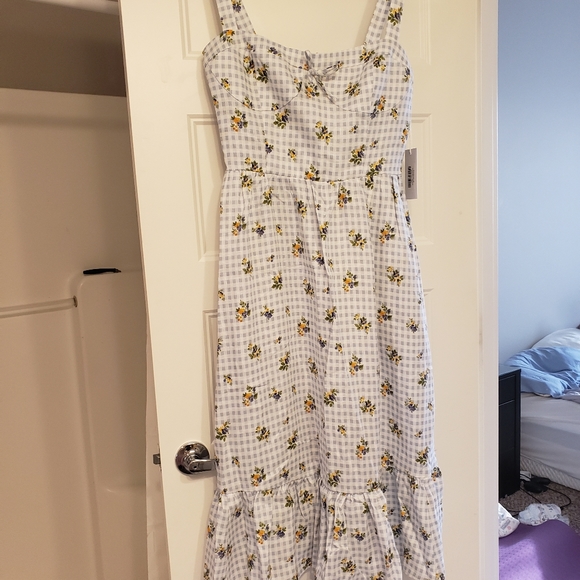 Reformation maegan linen dress in al fresco size 6 - Picture 4 of 6